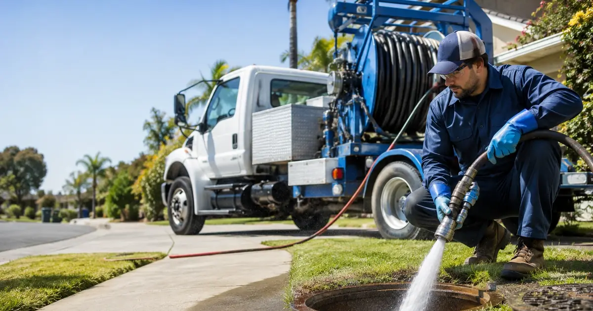 Hydro jet sewer cleaning Greenfield