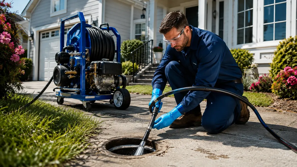 Residential Hydro Jet Drain Cleaning in Greenfield
