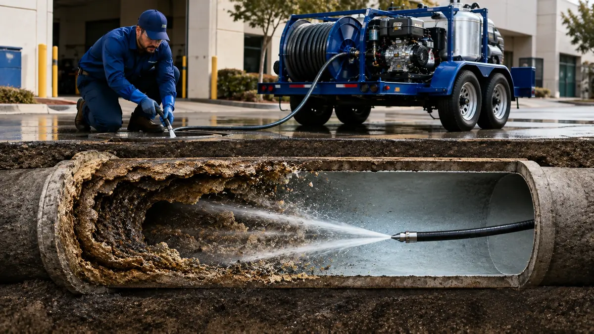 Sewer Pipe Descaling in Greenfield